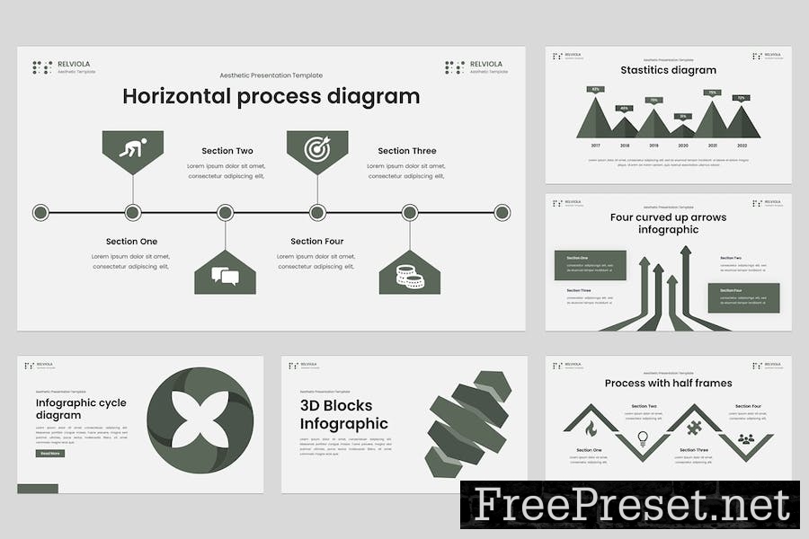 Relviola - Aesthetic Multipupose Keynote Template CBKGP2B