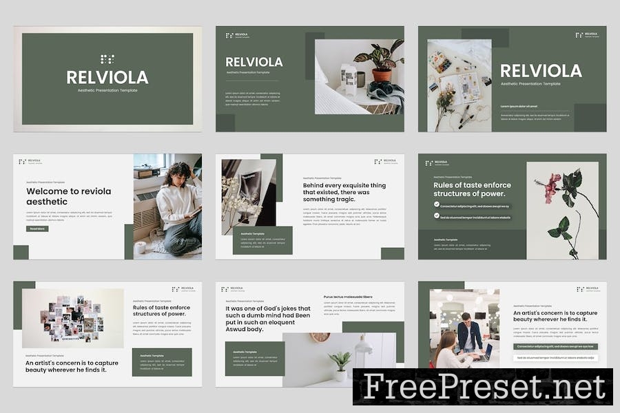 Relviola - Aesthetic Multipupose Keynote Template CBKGP2B