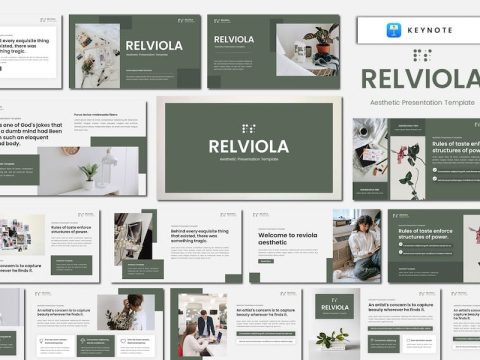 Relviola - Aesthetic Multipupose Keynote Template CBKGP2B