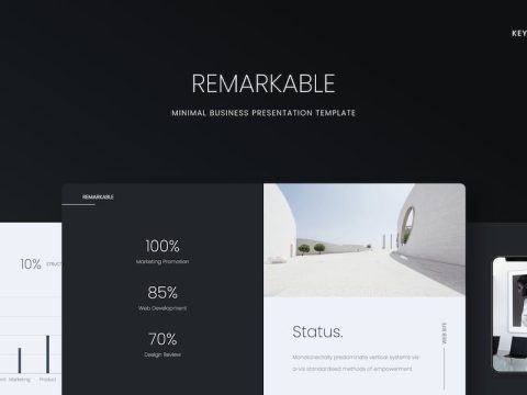 ReMarkable - Minimal Template (KEYNOTE) P6ZPU4S