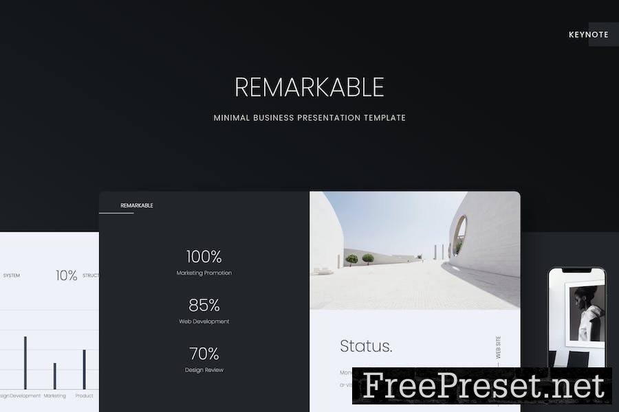 ReMarkable - Minimal Template (KEYNOTE) P6ZPU4S