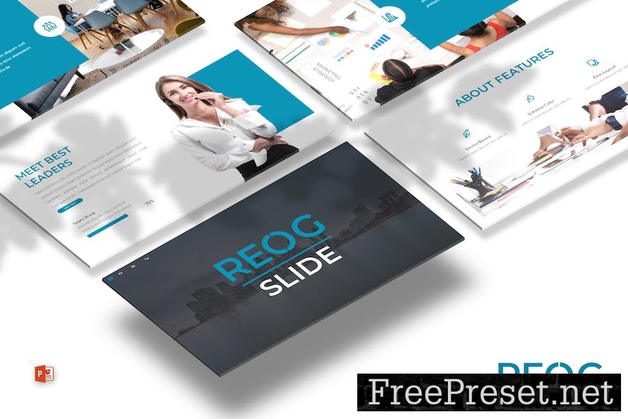 Reog - Business Powerpoint Template MCMV89L