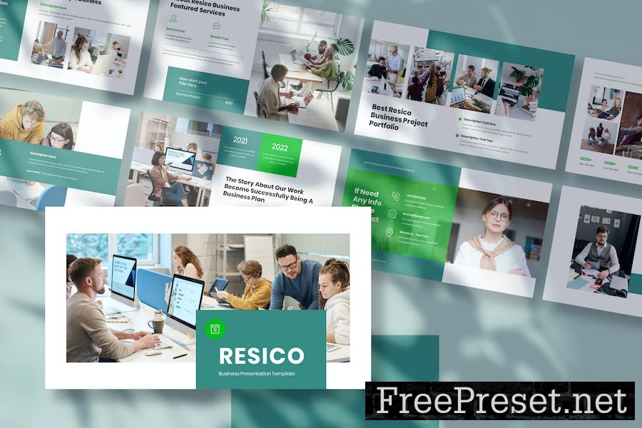 Resico - Business Presentation Google Slide Templa