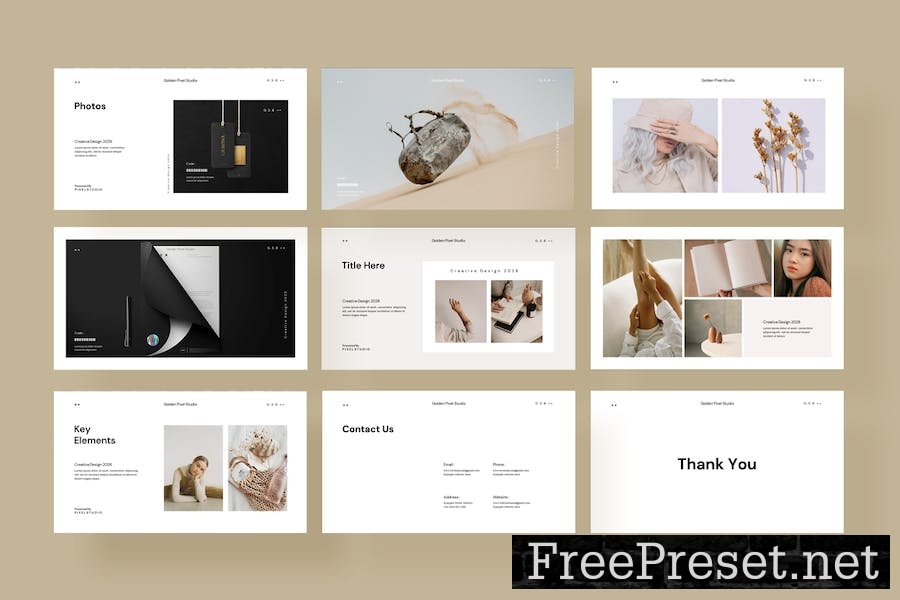 Resume & Portfolio Presentation Template