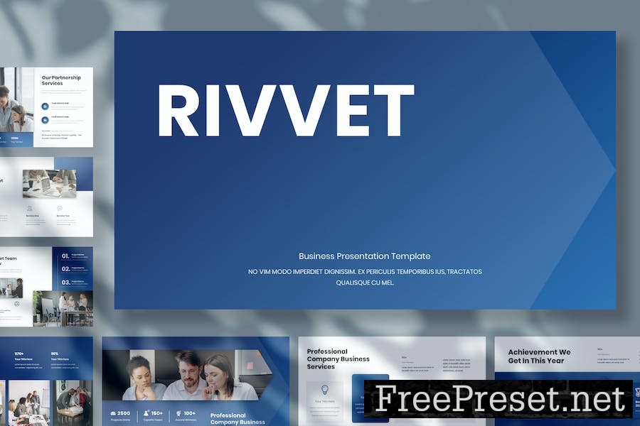 Rivvet - Business Presentation Google Slide Templa