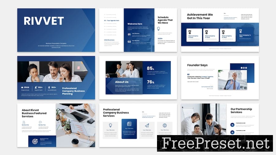 Rivvet - Business Presentation Keynote Template CTQQH3X