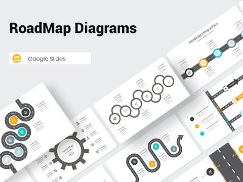 RoadMap Diagrams Google Slides Presentation 759P659