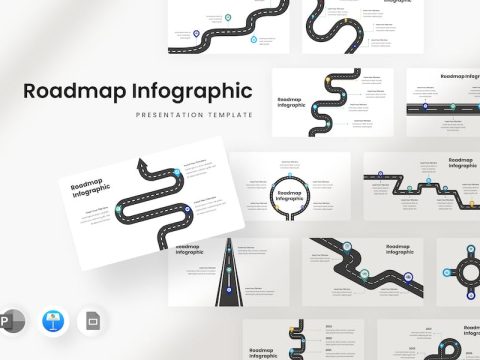 Roadmap Infographic - Keynote Template 9QNCN6Z