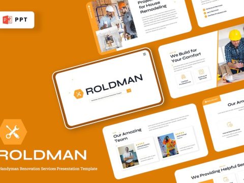 ROLDMAN - Handyman Renovation Powerpoint Template U87APNZ