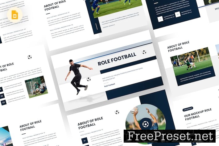 Role - Football Google Slides Template RHZHMYV