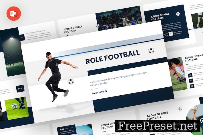 Role - Football Powerpoint Template DVQMQ5C