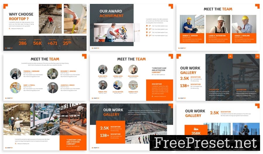 Rooftop - Construction Keynote Template