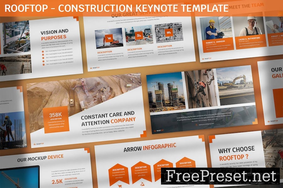 Rooftop - Construction Keynote Template