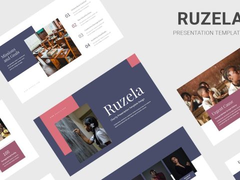 Ruzela - Charity Fundraising Social Google Slides