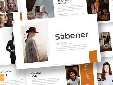 Sabener - Lookbook Google Slides Template