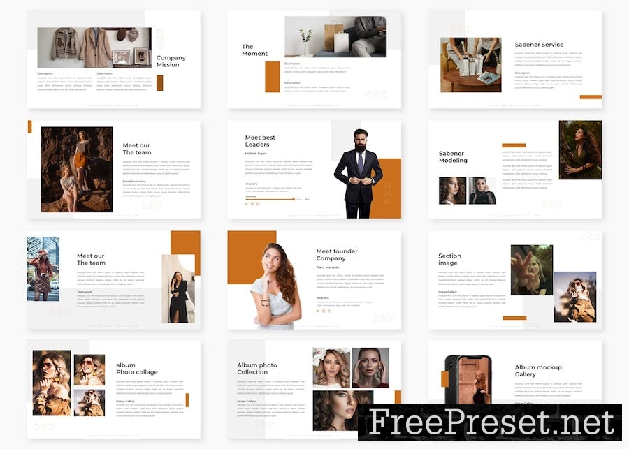 Sabener - Lookbook Powerpoint Template