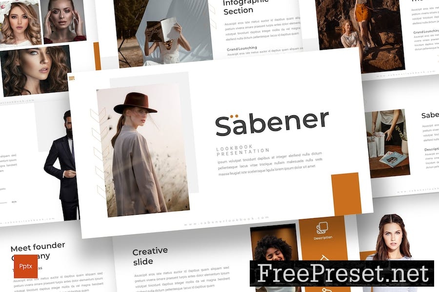 Sabener - Lookbook Powerpoint Template