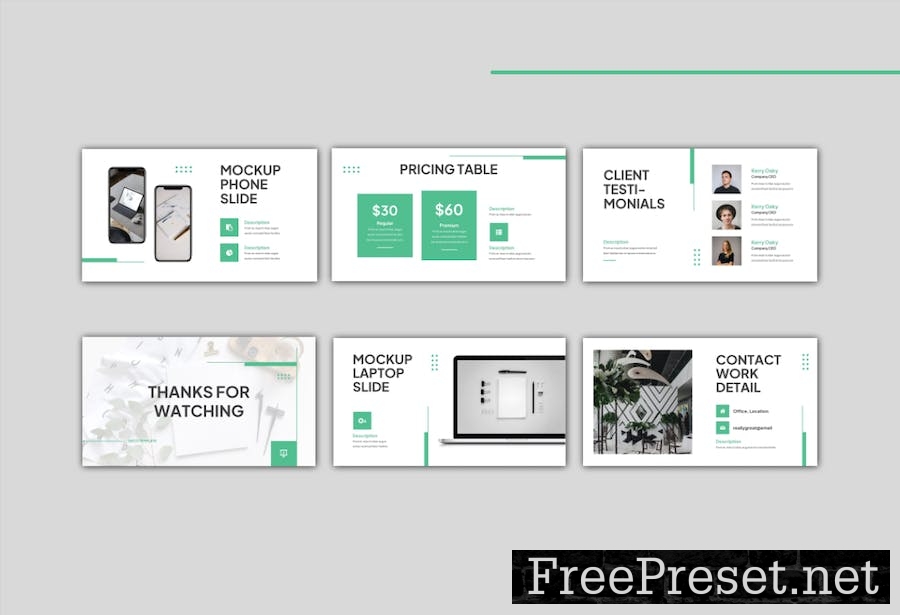 Saco - Pitch Deck Powerpoint Template