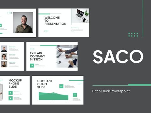 Saco - Pitch Deck Powerpoint Template