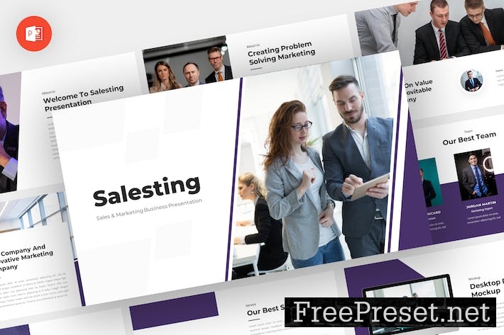 Salesting - Marketing Powerpoint Template