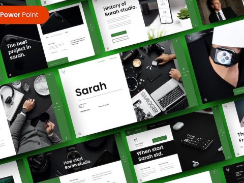 Sarah – Business PowerPoint Template RTC395A