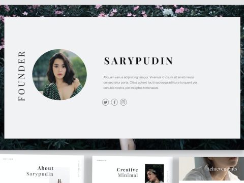 Sarypudin - Hipster Google Slides TGT79XM