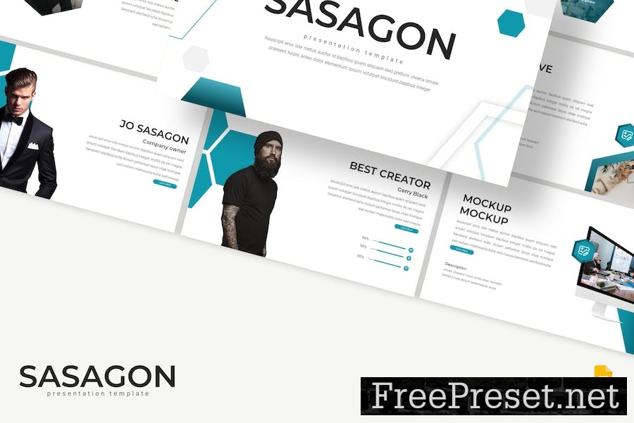 Sasagon - Business Google Slides Template GCT72CC