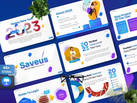 Saveus - New Years Keynote Template CJZLUHC