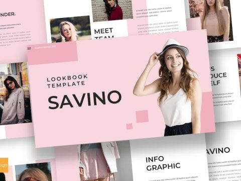 Savino - Lookbook Google Slides Template