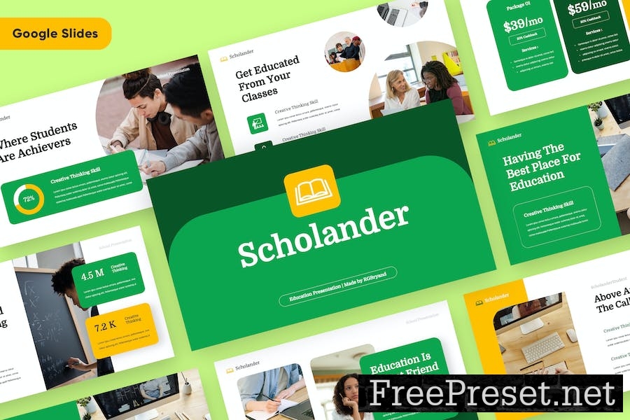 SCHOLANDER - Education Google Slides Template JNKTJ7V