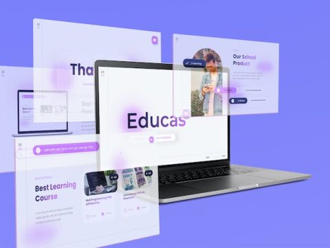 School Education Powerpoint Template - Educas EMKYPMU