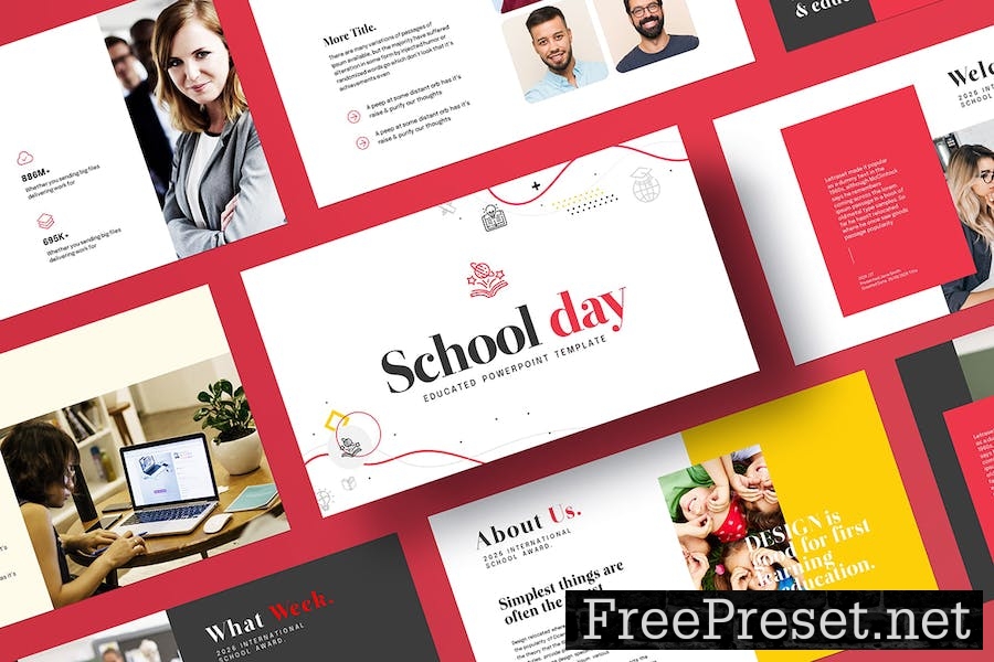 School Presentation Keynote Template 5AUWZZ8