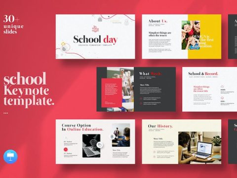 School Presentation Keynote Template 5AUWZZ8