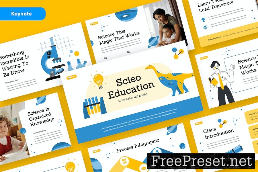 Science Education Keynote Template 43SSQHQ