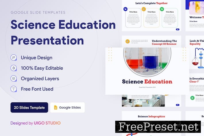 Science Education Presentation Template 22737Q2