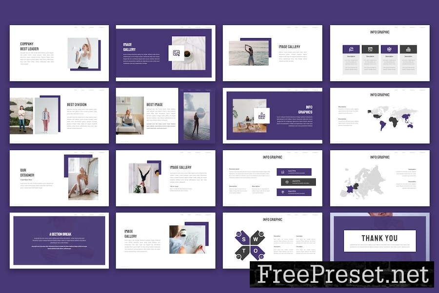 Selen - Google Slide Template 85PURPA