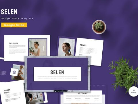 Selen - Google Slide Template 85PURPA