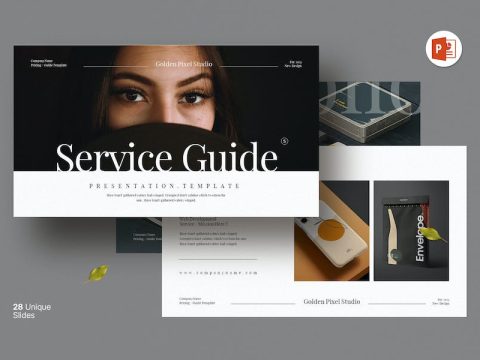 Service Guide Presentation Template 8M4QPED