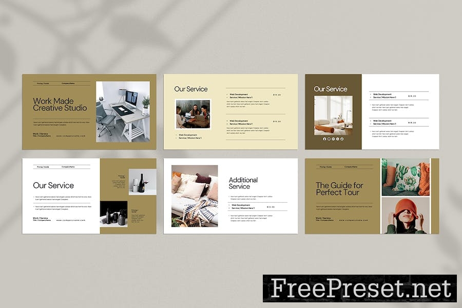 Services & Pricing Guide Template 52P9BDQ