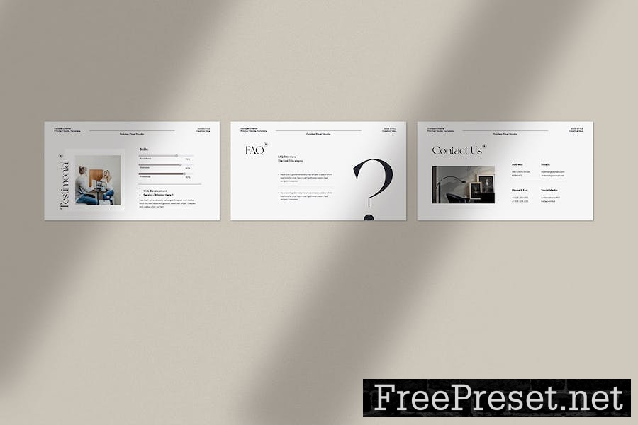 Services & Pricing Guide Template 7A3AVBX