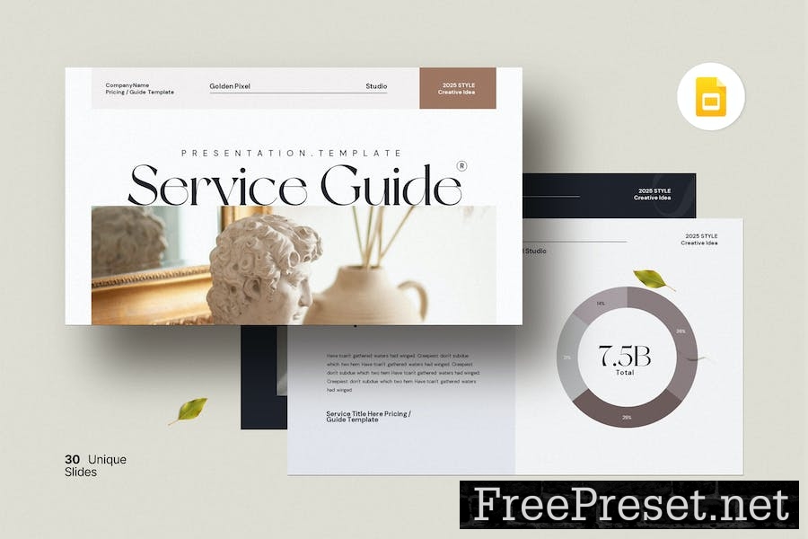 Services & Pricing Guide Template 7A3AVBX