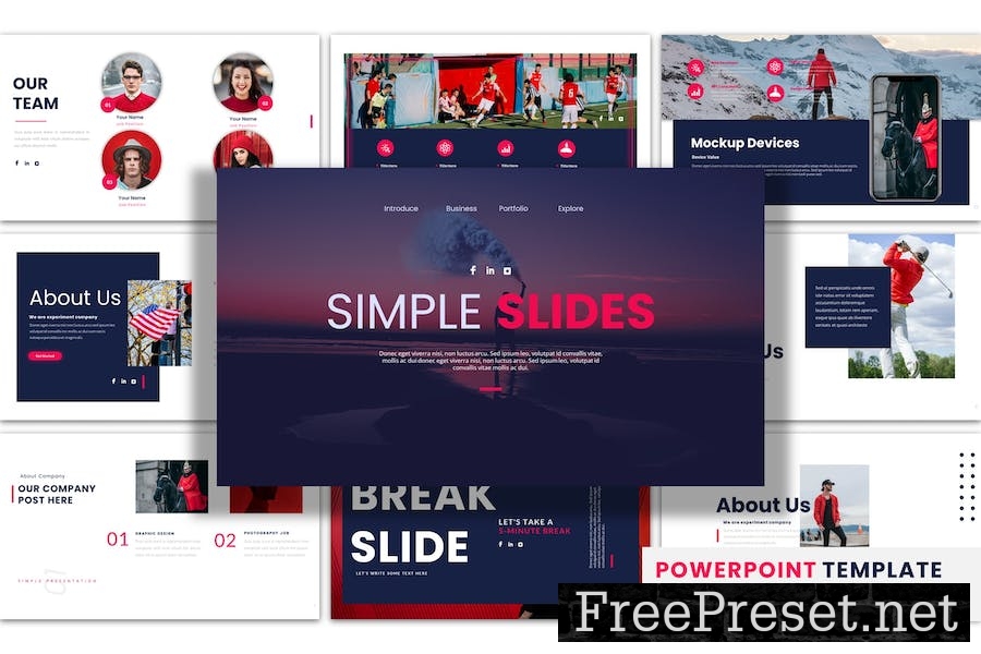 Simple Slides - PowerPoint Presentation Template