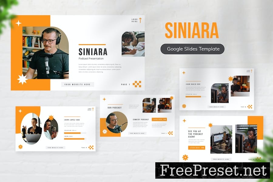 Siniara Podcast Google Slides LDAQFE9