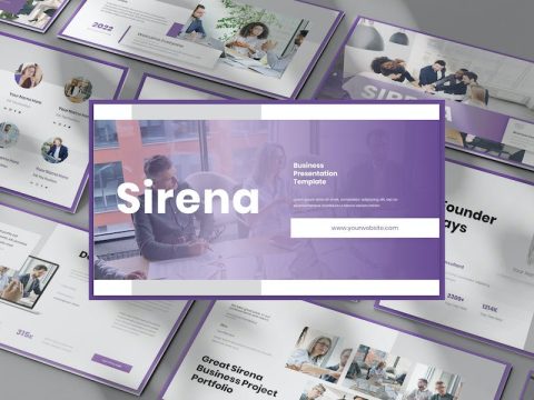 Sirena Business Presentation Google Slide Template