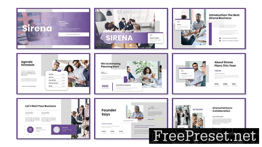 Sirena - Business Presentation Keynote Template FKHV2B8