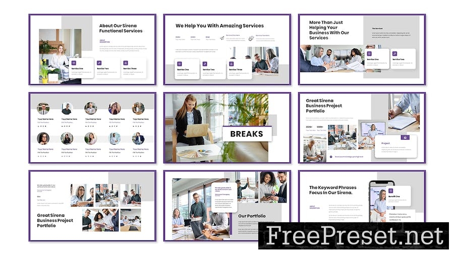 Sirena - Business Presentation Keynote Template FKHV2B8