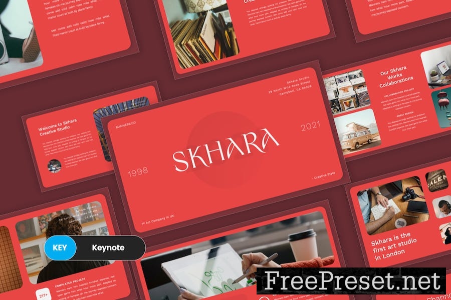 Skhara - Creative Business Keynote Template J79JHU5