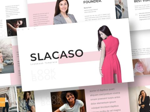 Slacaso - Lookbook Google Slides Template MR3AZXV