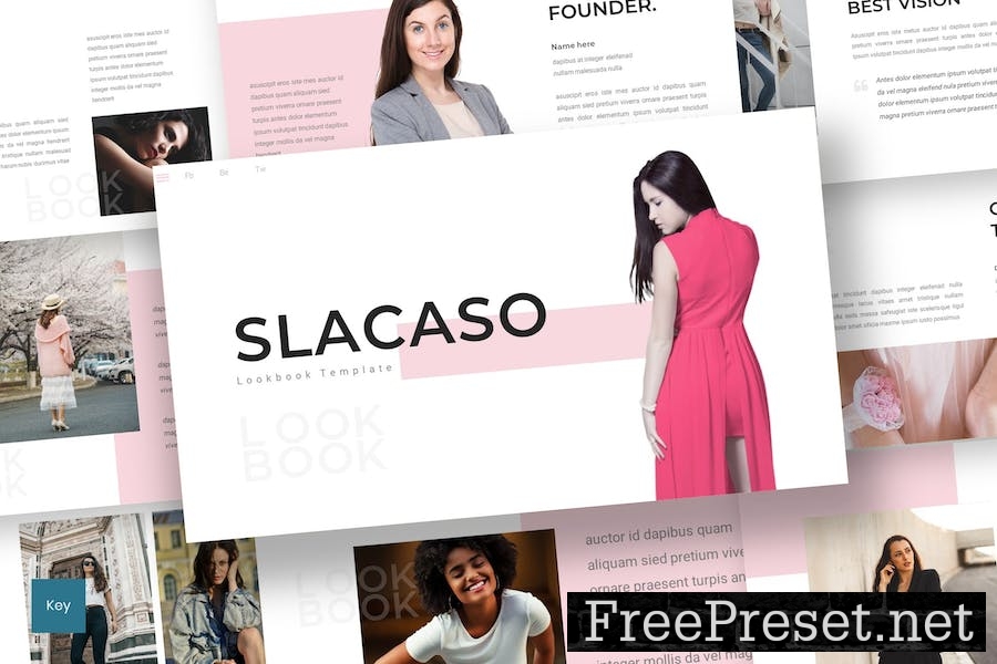 Slacaso - Lookbook Keynote Template