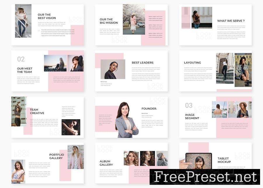 Slacaso - Lookbook Powerpoint Template